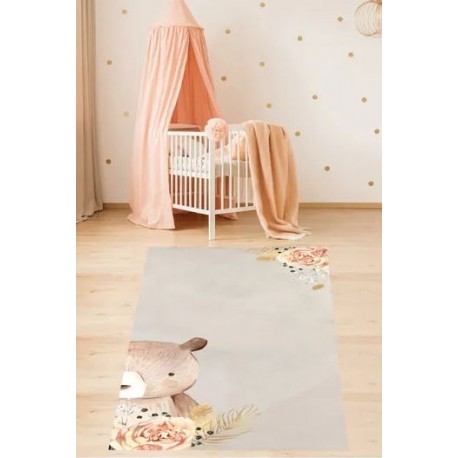 Забавен детски килим 130х180см. - Мече 