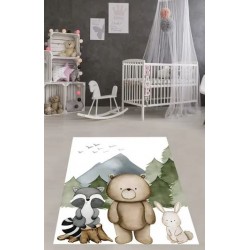 Забавен детски килим 130х180см. - Животни