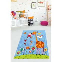 Забавен детски килим 130х180см. - Жирафче
