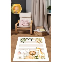 Забавен детски килим 130х180см. - Животинки