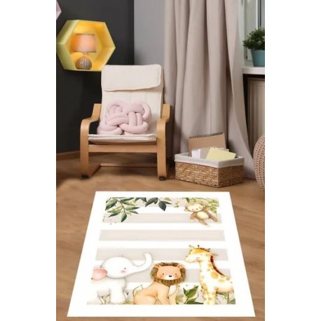 Забавен детски килим 130х180см. - Животинки