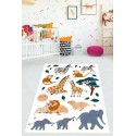 Забавен детски килим 130х180см. - Животни