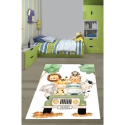 Забавен детски килим 130х180см. - Сафари