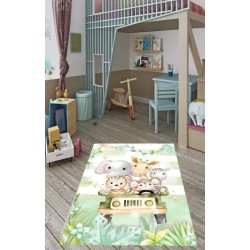 Забавен детски килим 130х180см. - Сафари