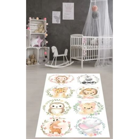 Забавен детски килим 130х180см. - Сладурчета