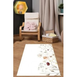 Забавен детски килим 130х180см. - Цветчета
