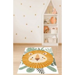 Забавен детски килим 130х180см. - Лъвче