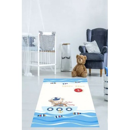 Забавен детски килим 130х180см. - Моряк