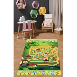 Забавен детски килим 130х180см. - Числа