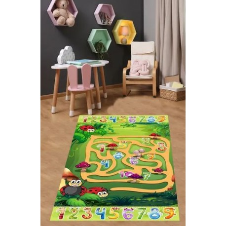 Забавен детски килим 130х180см. - Числа