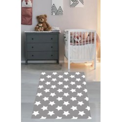 Забавен детски килим 130х180см. - Звезди